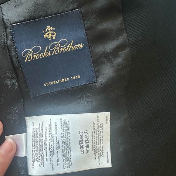 Brooks brothers blazer black - Picture 4 of 5